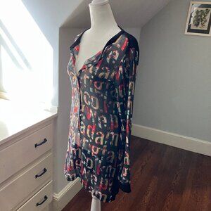 Geisha, Size S, Size 4 (US), colorful long blouse/short dress